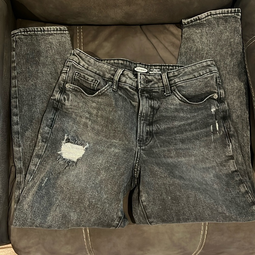 Old Navy High Rise Straight Jeans